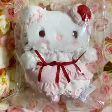 산리오 딸기 휘핑 케이크 마스코트 백참 헬로키티 새상품