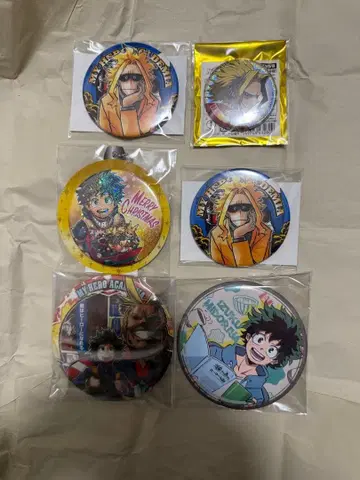 나의 히어로 아카데미아 캔뱃지 6개 세트