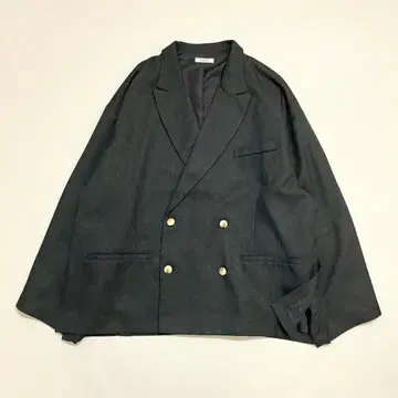 클래식 엘프 사이드 슬릿 오버 사이즈 더블 자켓 L