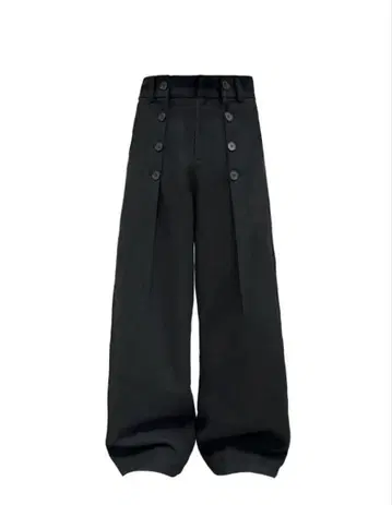 [ JCAESAR ] BUTTON WIDE PANTS