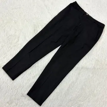 M-PREMIER 슬랙스 블랙 36 심플