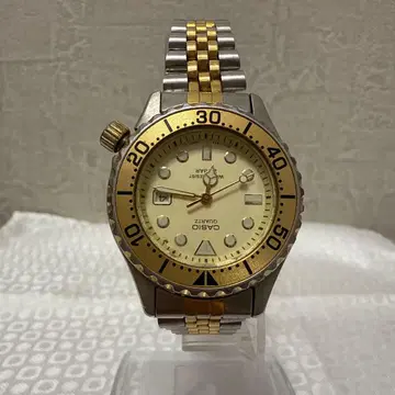 CASIO 쿼츠 손목시계 골드/실버