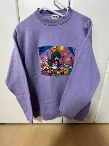 TULTEK 보라색 애니메이션 캐릭터 트레이닝복 M