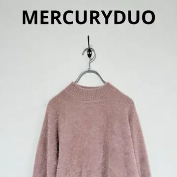 MERCURYDUO 니트 스웨터 샤기 푹신푹신 복슬복슬 귀여운