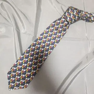 미키마우스 넥타이 네이비