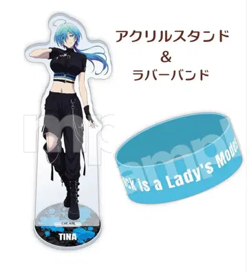 인세미 티나 아크릴 스탠드 러버 밴드