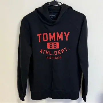 TOMMY HILFIGER 타미힐피거 블랙 후드티 맨투맨