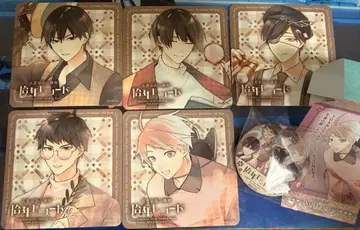 고서점 거리의  }하시히메} 복권 캔뱃지 코스터