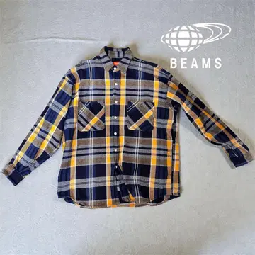 BEAMS / 헤비 체크 이지 워크 셔츠