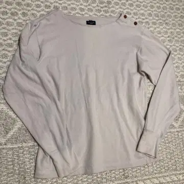 폴스미스 베이지 버튼 긴팔 티셔츠 X L