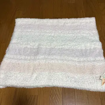 gelato pique 핑크 x 화이트 무릎 담요