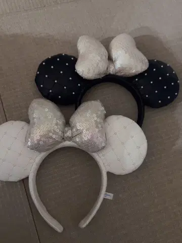 디즈니 퀼팅 머리띠 묶음 판매 세트 2개