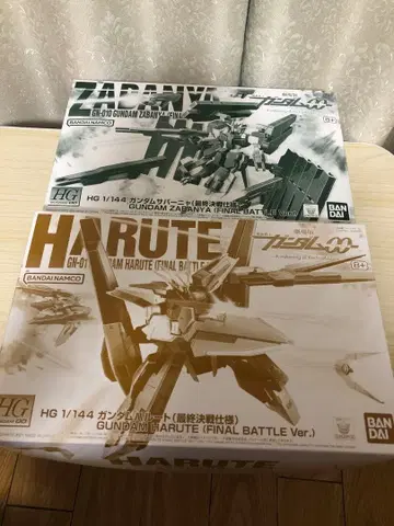 HG 1/144 건담 OO 사바냐 & 하루트 최종 결전 사양 세트