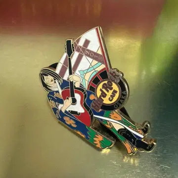 하드 록 카페 핀 배지 기모노 2015년 오사카 한정판