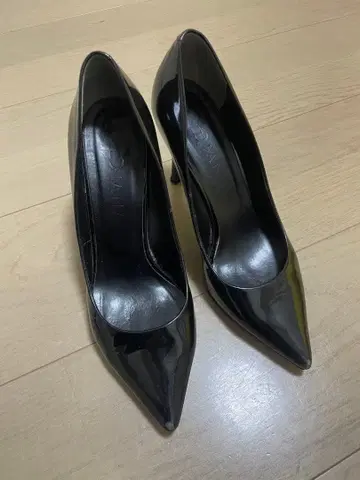 다이애나 블랙 스틸레토 하이힐 24cm