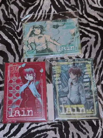 serial experiments lain DMM 스크래치 캔뱃지