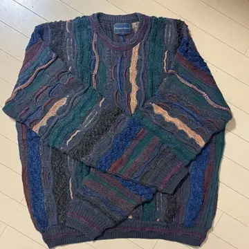 90s 00sFlorence Tricot 멀티 스트라이프 니트 L 사이즈