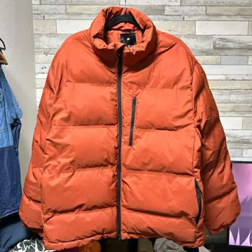 H&M 오렌지 다운 자켓 XL