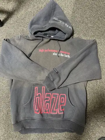 AB TECH 그레이 후드티 L 사이즈