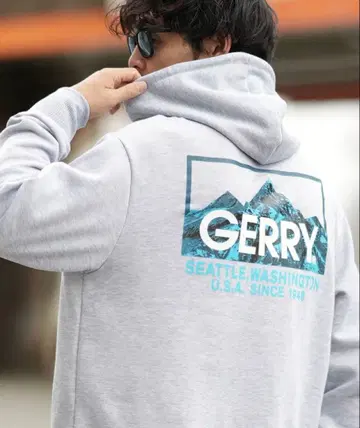 [ GERRY ] 별주 네온 컬러 프린트 속기모 후드티