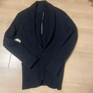 카즈유키 쿠마가이 어태치먼트 Co/Pe 와플 스톨 자켓