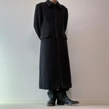 90s 빈티지 스텐카라 코트 다크 그레이 캐시미어