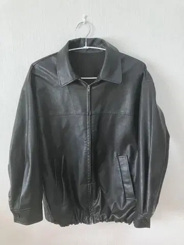 LOWRYS FARM 가죽 드로스트 ZIP 블루종