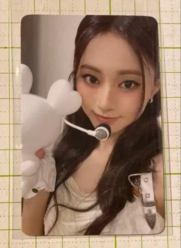 TWICE 실리콘 라이트 트레이딩 카드 쯔위