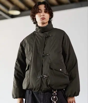 Bleme 파이어맨 자켓 카키 아우터