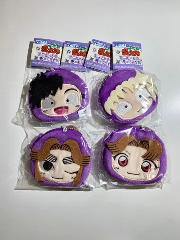 닌타마 란타로 미니 파우치 키링 4의 단 4개 세트