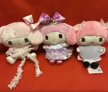 마이멜로디 봉제 인형 3개