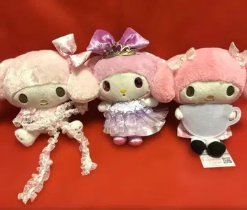 마이멜로디 봉제 인형 3개