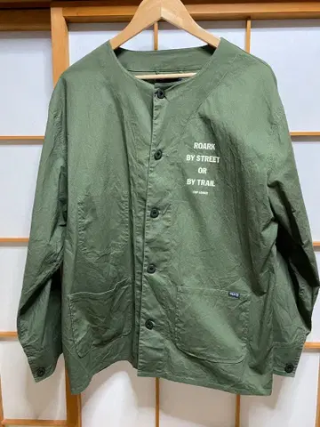 ROARK 노카라 자켓 올리브 그린