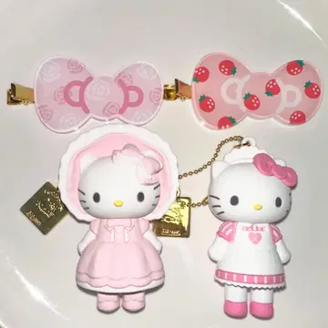 헬로키티전 시크릿 앞머리 클립, 마스코트 참