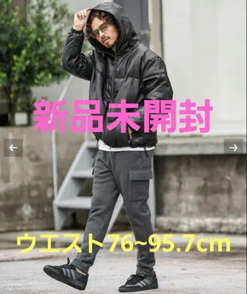 CAMBIO(캄비오) 속기모 맨투맨 카고 팬츠 미개봉 새상품