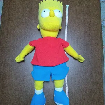 [세탁 완료] 바트 심슨 봉제 인형 약 72cm [거대 사이즈]