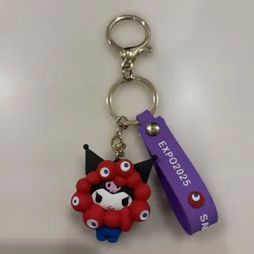 산리오 캐릭터 쿠로미 미야쿠미야쿠 키링 EXPO2025 만박