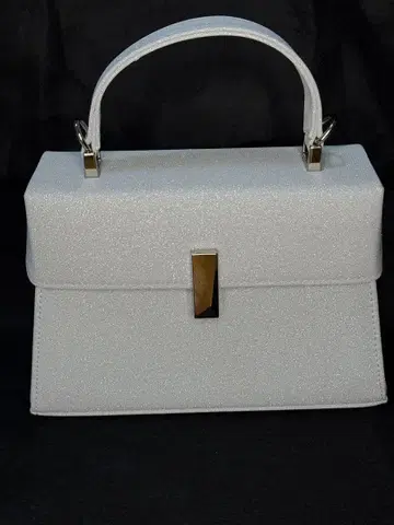 실버 라메 파티백 핸드/숄더 2way