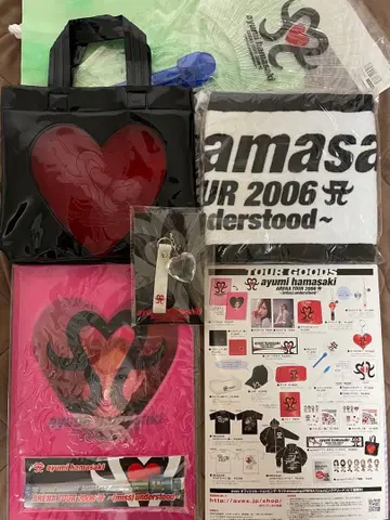 하마사키 아유미 아레나 투어 2006 머플러 타월, 응원봉, 팜플렛