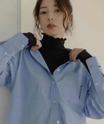 URBAN RESEARCHSonnyLabe 축열 하이넥 멜로우 풀오버