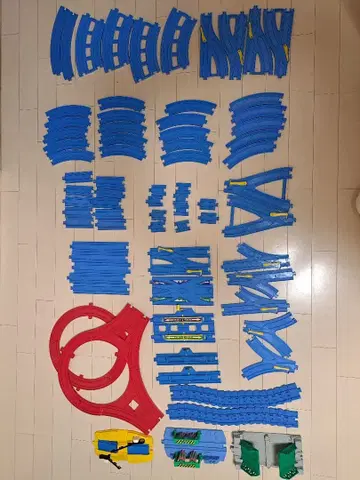 프라레일 레일 배경 세트