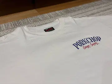 PORKCHOPGARAGESUPPLY 로고T셔츠 화이트