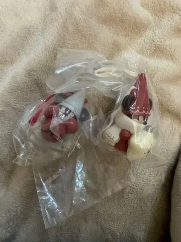 릴린린 캡슐 토이 2025 모자 빨간색, 스카이블루 2개 세트