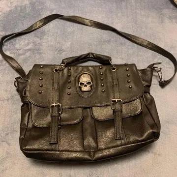 스컬 스터드 2way 숄더백 해골 지뢰 해골