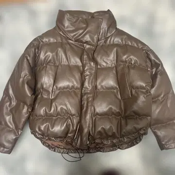 브라운 다운 자켓