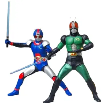 2개 세트 가면라이더 블랙 바이오 라이더 캡슐 토이 피규어