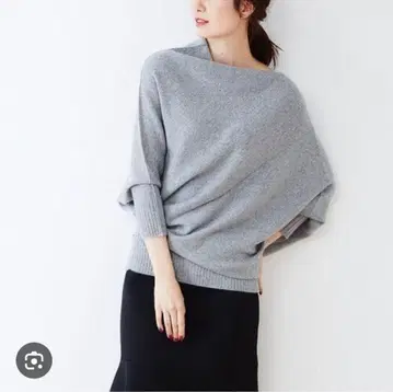 DESIGNWORKS 디자인웍스 캐시미어 100% 드레이프 니트 38