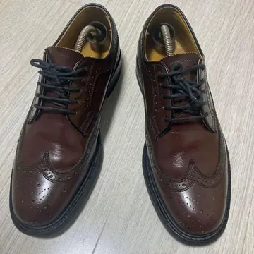 REGAL 윙팁 가죽 신발 다크 브라운 25cm