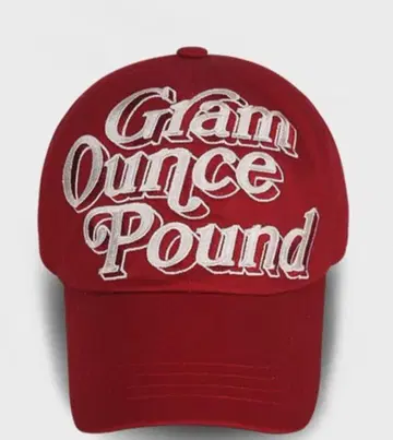 GRAM OUNCE POUND(그램온스파운드) 캡 L 사이즈