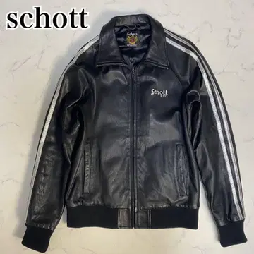 [ 새상품급 ] 쇼트 트래커 자켓 M 상당 블랙 가죽 양가죽